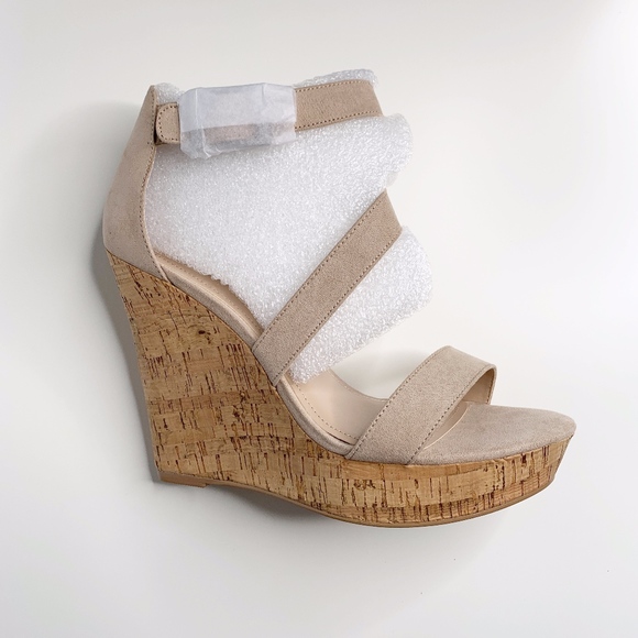 Charles David Shoes - CHARLES BY CHARLES DAVID AMIGO CORK WEDGE SANDAL